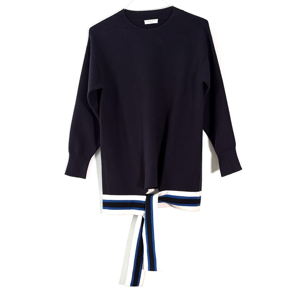 Sandro Paris Women’s knit blouson, long sweater tunic